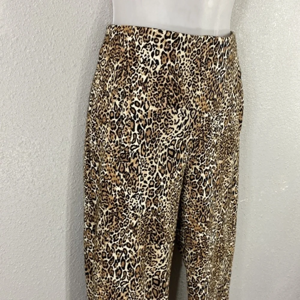 NWT Chico’s So Slimming Juliet Leopard-Print Ankle Pants 00 2